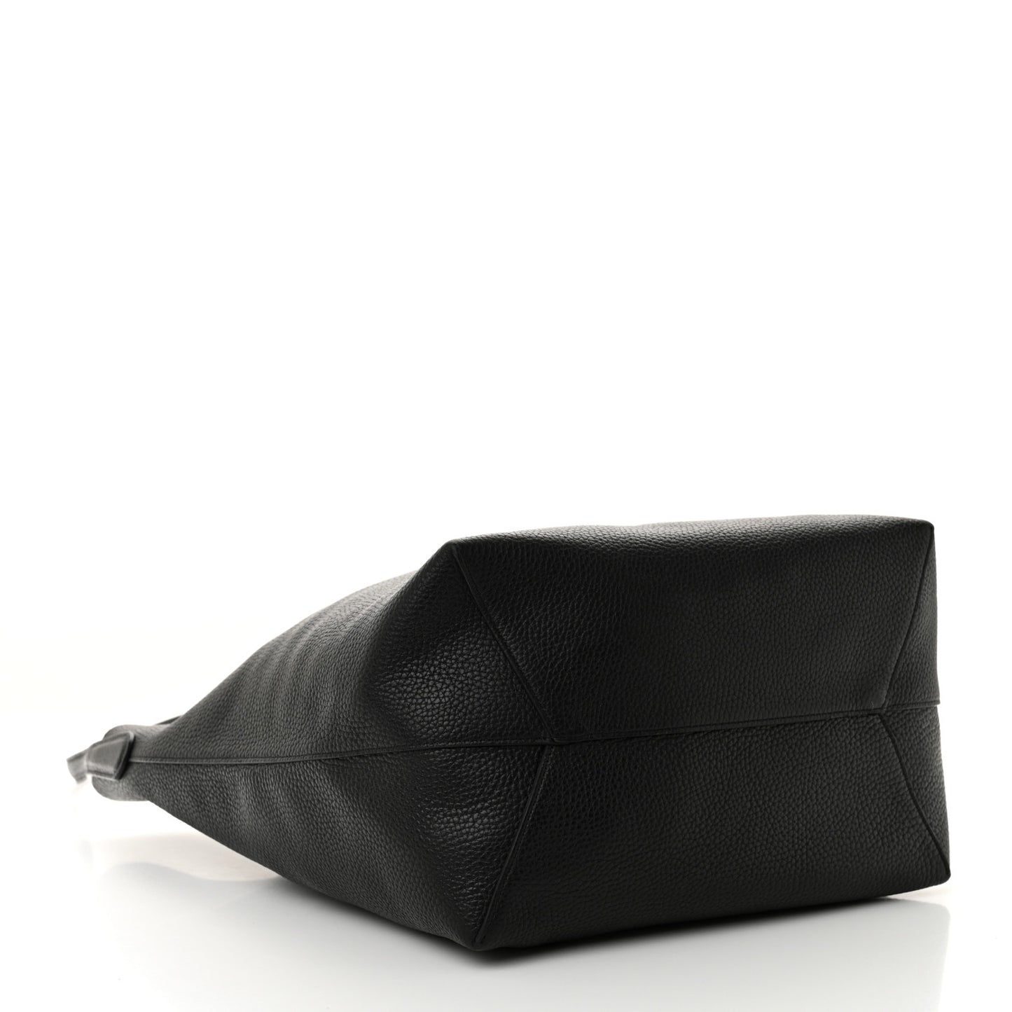 Pebbled Calfskin Everyday Cabas Black