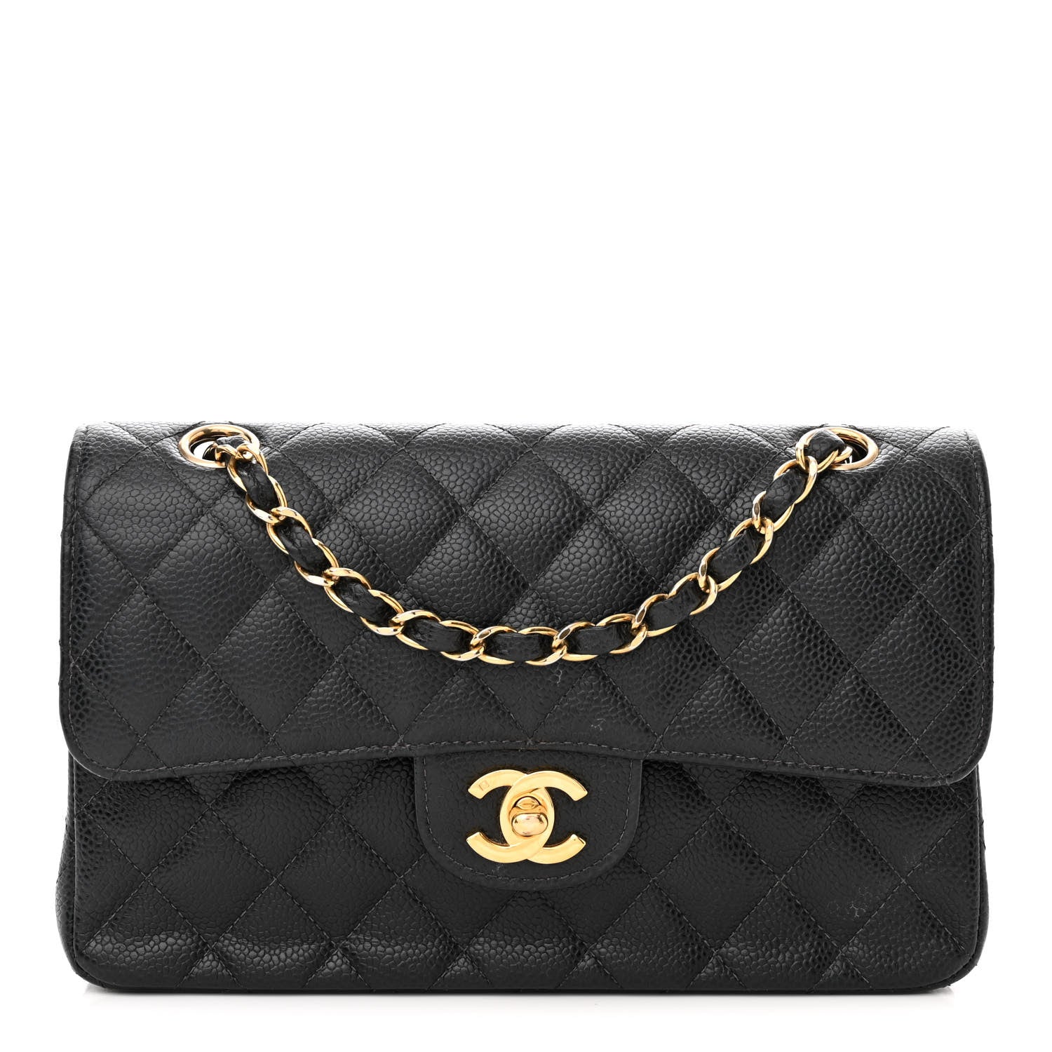 Chanel Caviar Quilted Small Double Flap Black 1 of 16