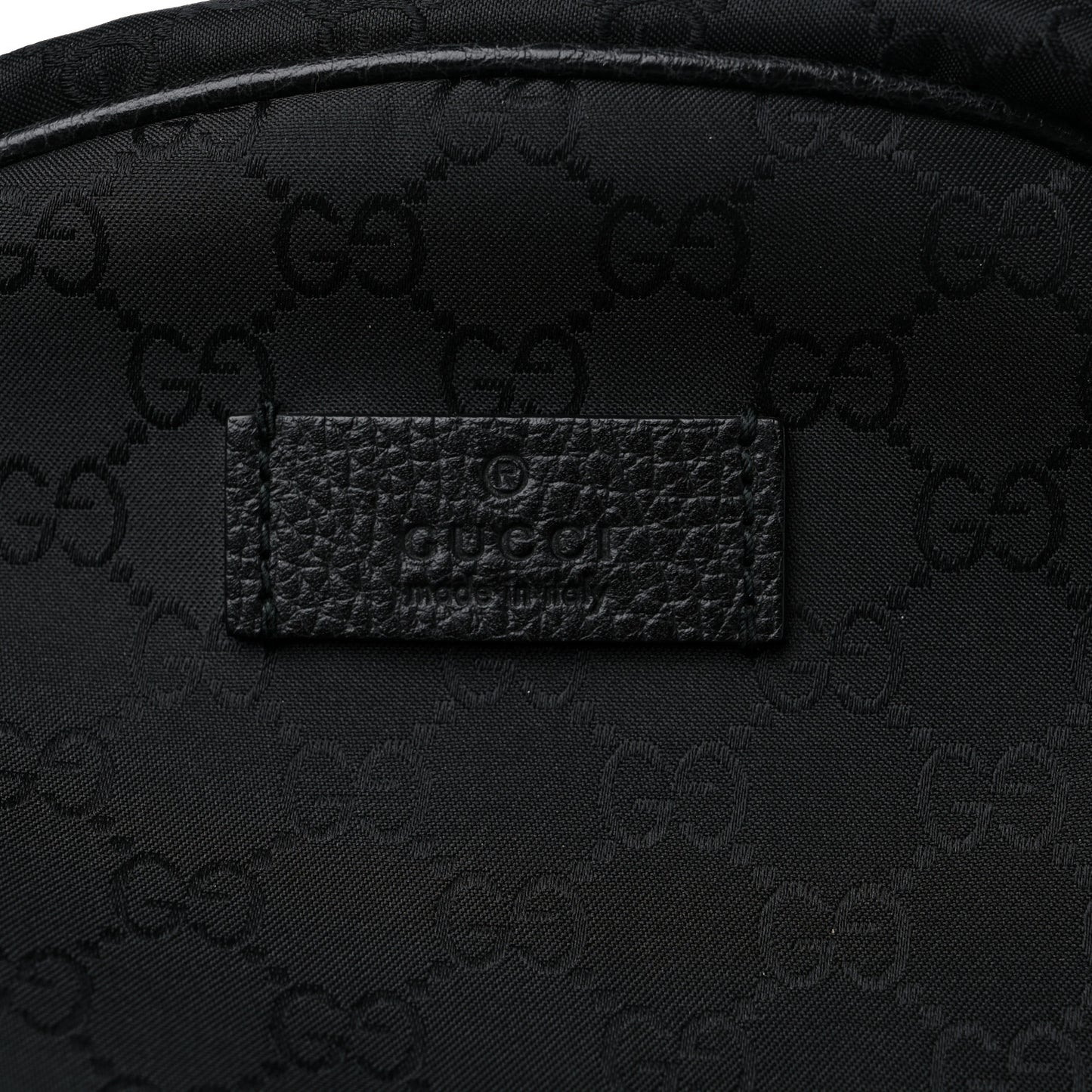 Nylon Monogram Slim Backpack Black