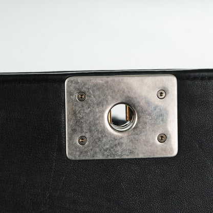 Chanel Calfskin Stitched Medium Boy Flap Black 5 of 8