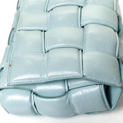 Bottega Veneta Paper Calfskin Maxi Intreccio Padded Cassette Crossbody Bag Ice 14 of 14