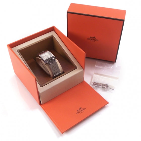 Hermes Stainless Steel 21mm Heure H Hour Quartz Watch 7 of 7