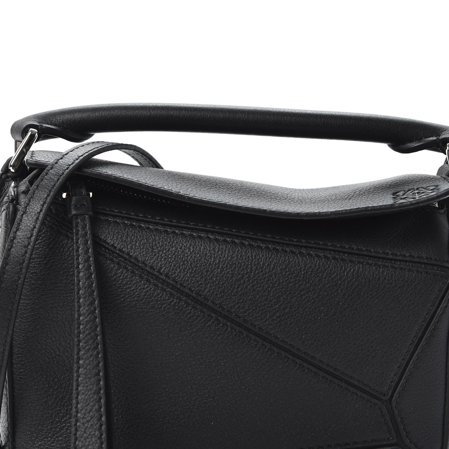 Loewe Calfskin Mini Puzzle Bag Black 9 of 9