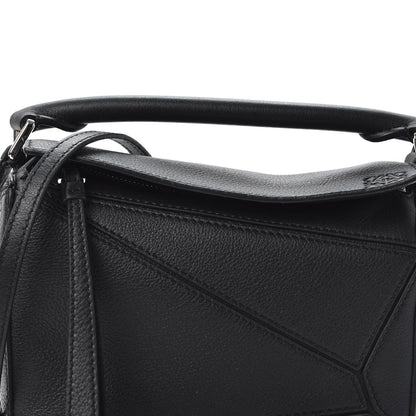 Loewe Calfskin Mini Puzzle Bag Black 9 of 9
