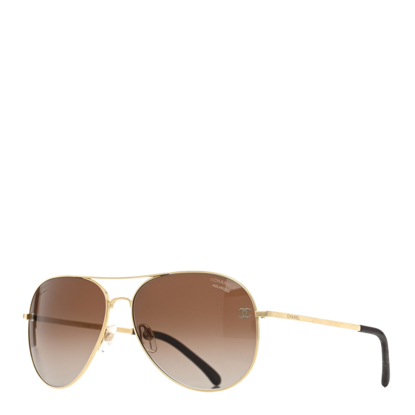 Metal Polarized Aviator CC Sunglasses 4189-T-Q