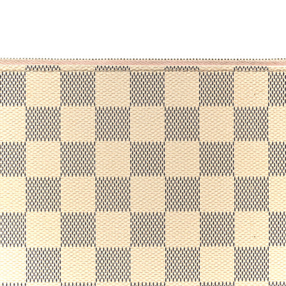 Louis Vuitton Damier Azur Neverfull MM GM Pochette Rose Ballerine 8 of 8