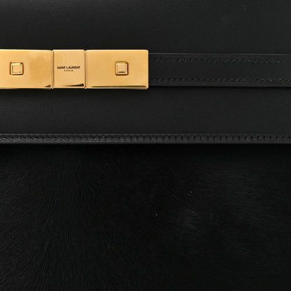Saint Laurent Pony Hair Calfskin Manhattan Top Handle Black 8 of 10
