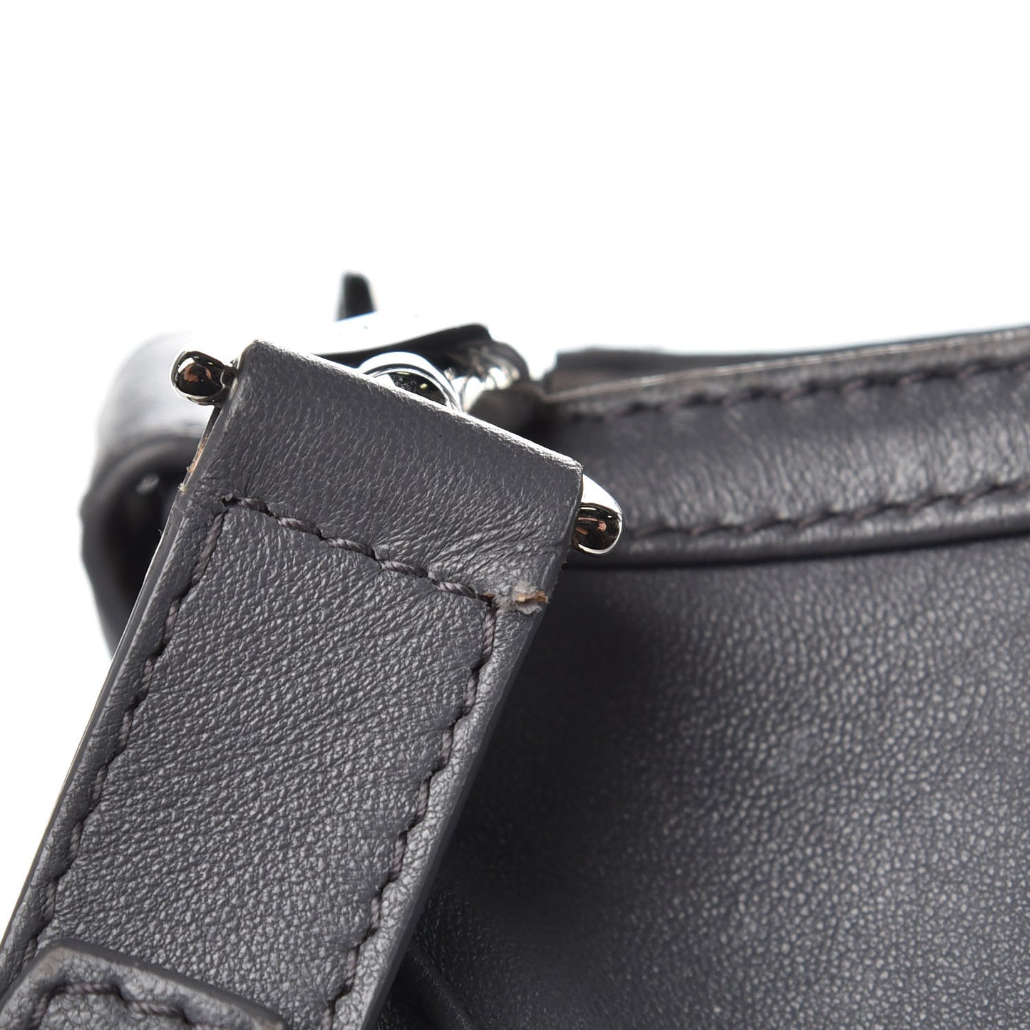 Lambskin Cannage Granville Polochon Grey