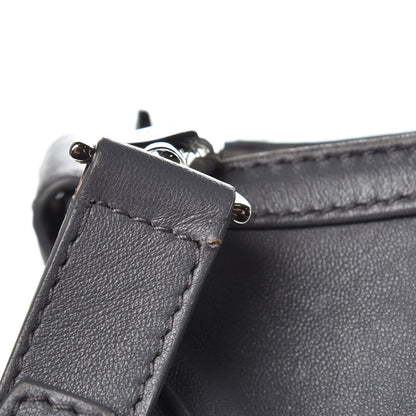 Christian Dior Lambskin Cannage Granville Polochon Grey 18 of 20
