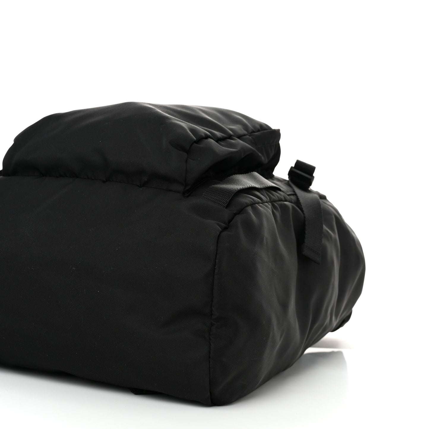 Nylon Tessuto Character Logo Patch Backpack Black