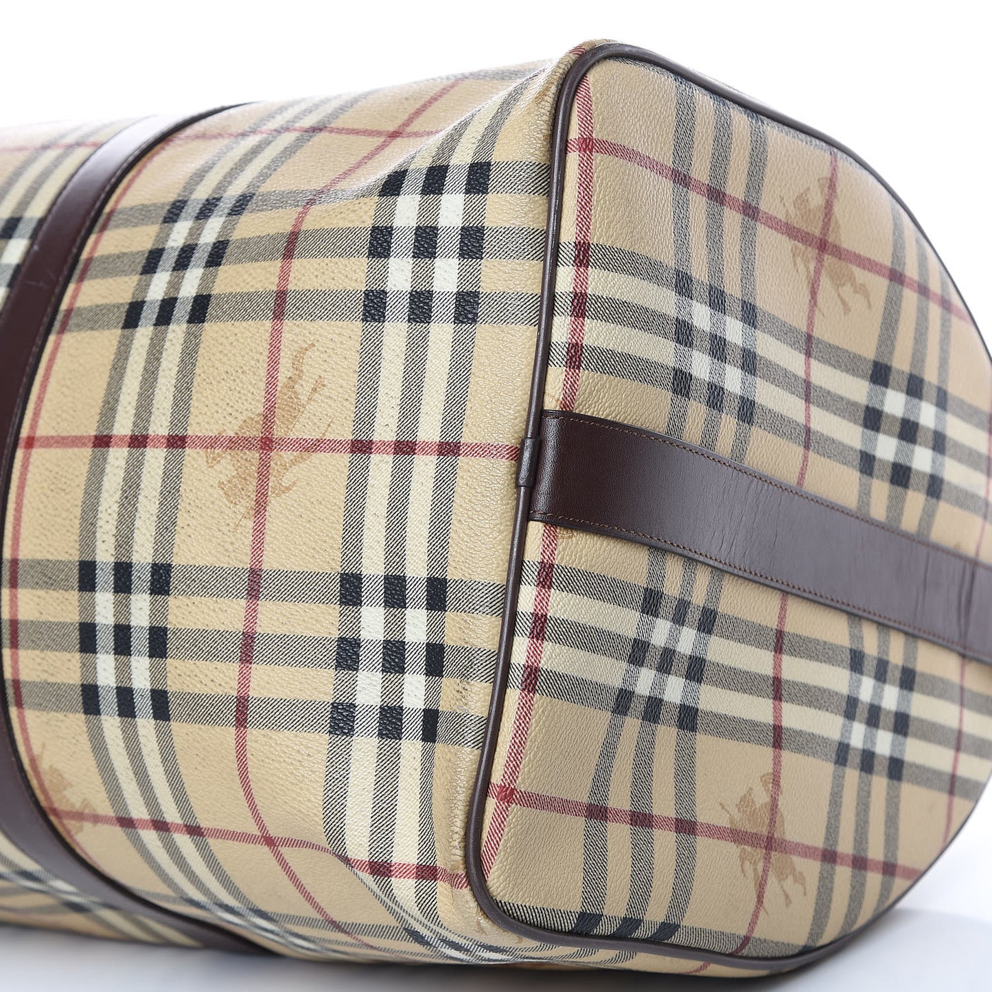 Haymarket Check Duffle Bag Brown