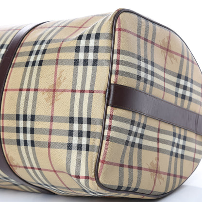 Burberry Haymarket Check Duffle Bag Brown 8 of 17