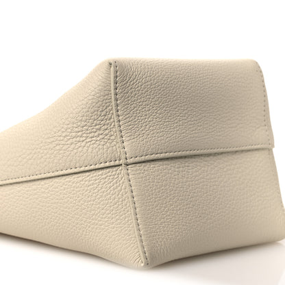The Row Grained Calfskin Small N/S Park Tote Ivory 9 of 10