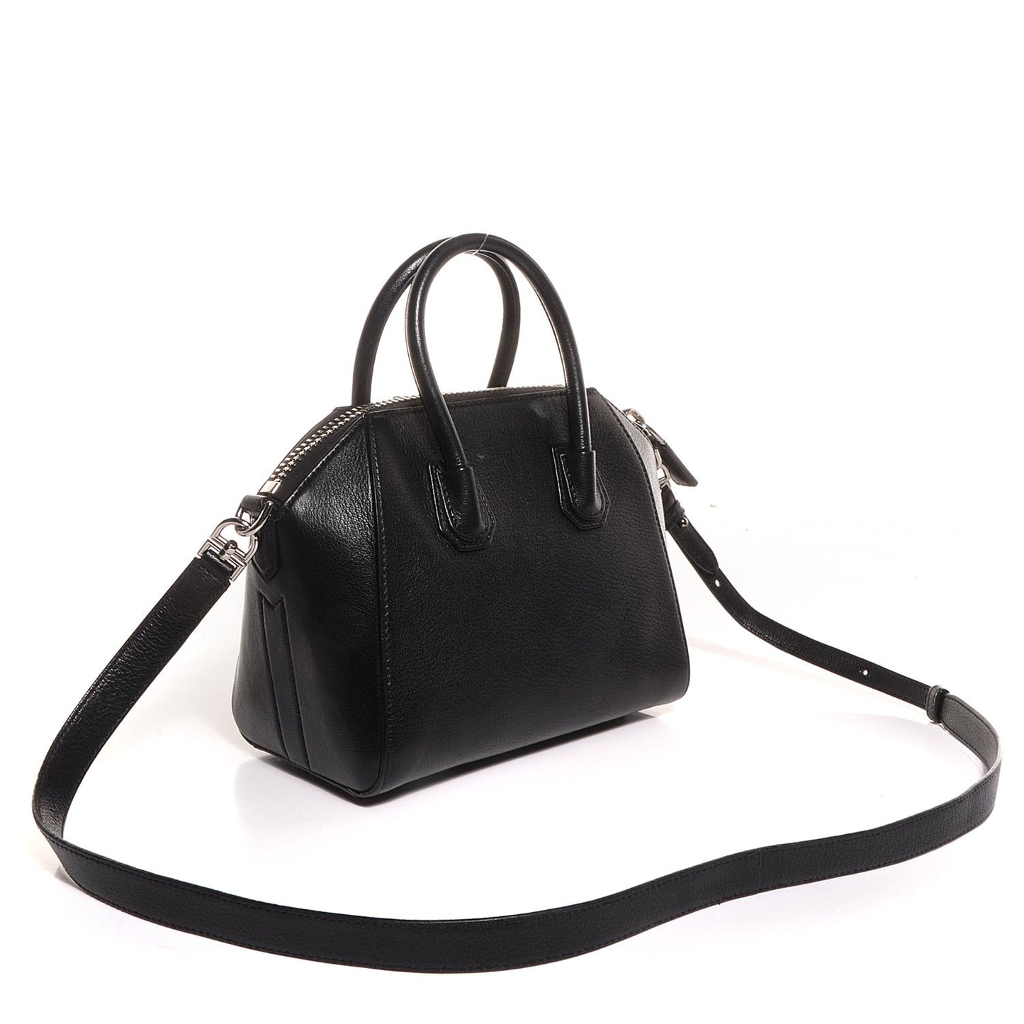 Sugar Goatskin Mini Antigona Black