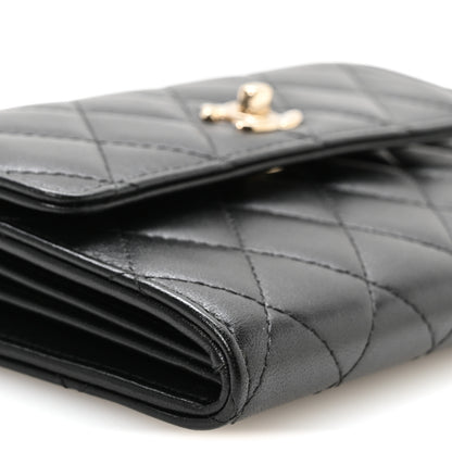 Chanel Lambskin Quilted Trendy CC Chain Clutch WOC Black 10 of 11