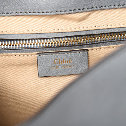 Chloe Suede Calfskin Medium Faye Backpack Cloudy Blue 5 of 9