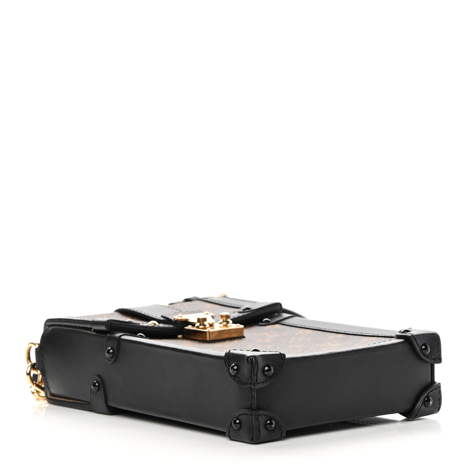 Louis Vuitton Monogram Pochette Trunk Verticale Black 4 of 13