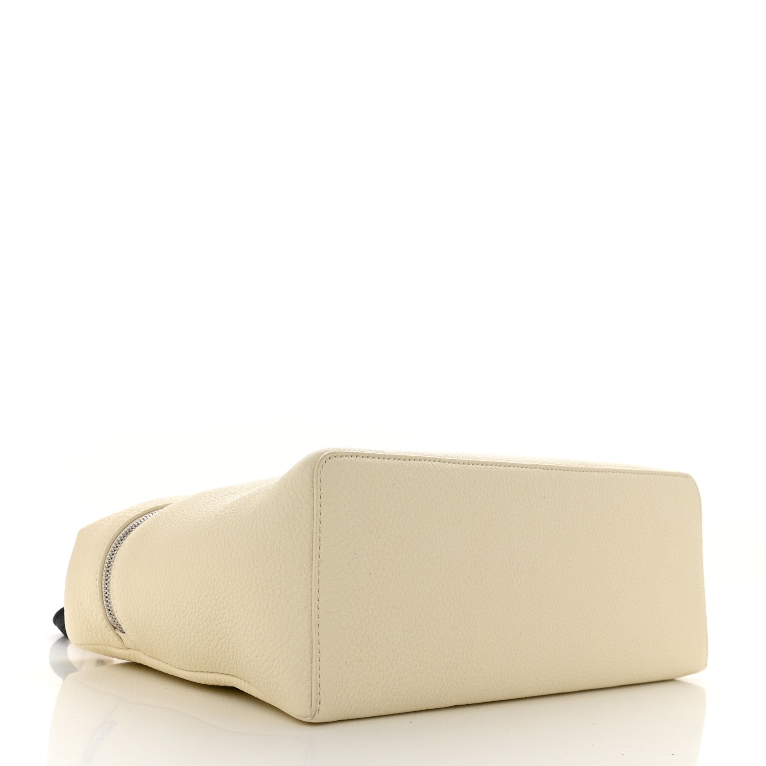 Loro Piana Grained Calfskin Braided L27 Extra Pocket Pouch Whisper White Blue Marine 4 of 10