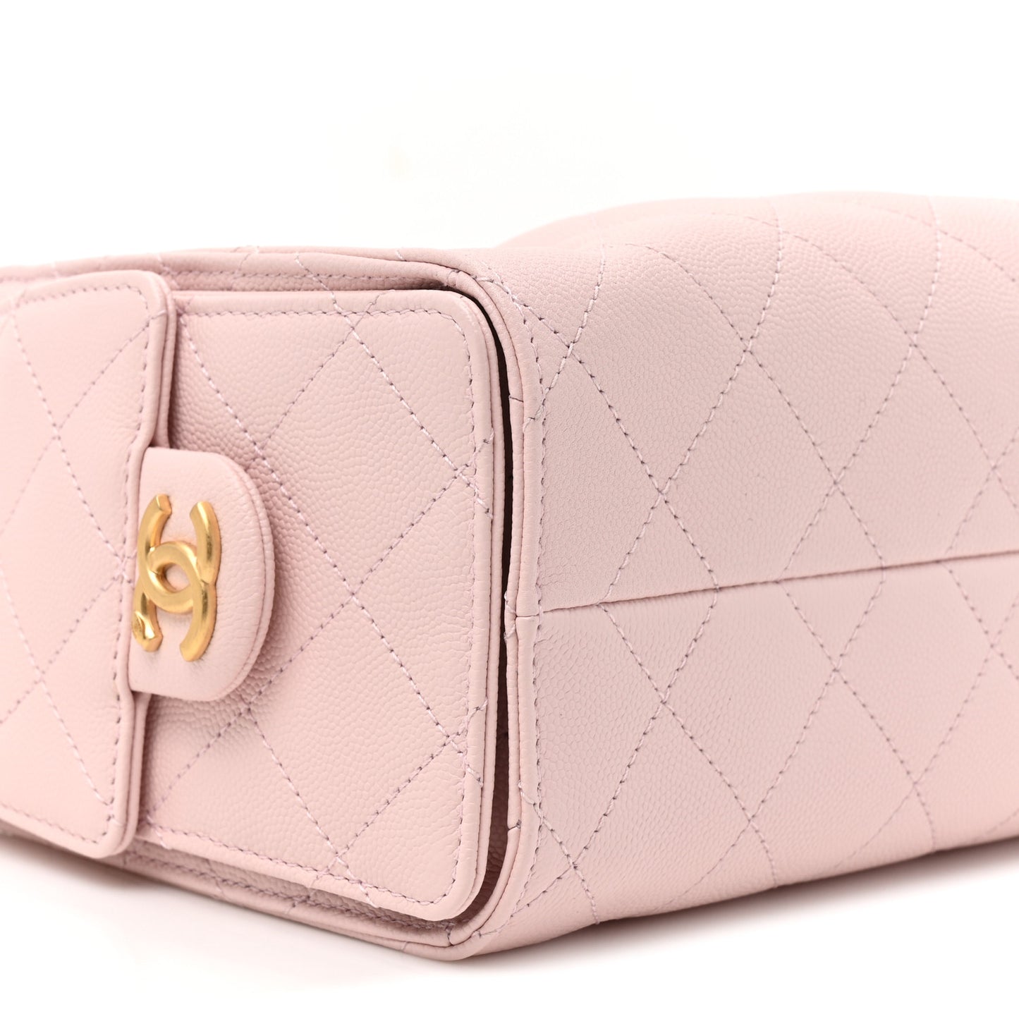 Caviar Quilted Mini Chanel 25 Handbag Light Pink