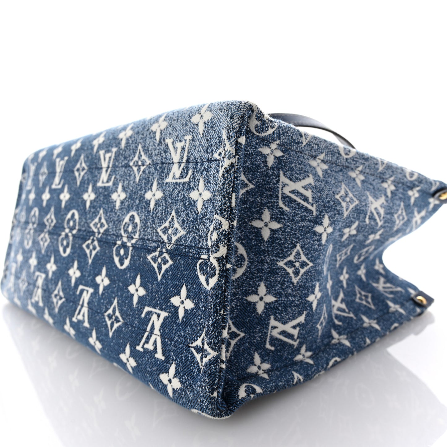 Monogram Jacquard Denim Onthego MM Bleu
