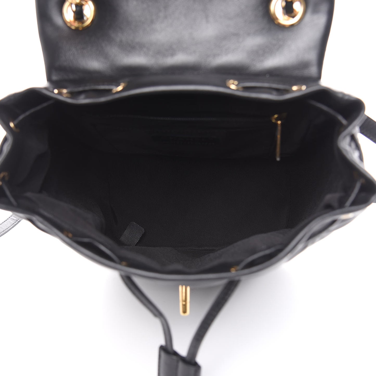 Lambskin Quilted Small Urban Spirit Backpack Black