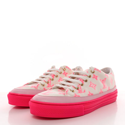 Louis Vuitton Technical Fabric Monogram Stellar Sneakers 39 Rose Pop 3 of 17