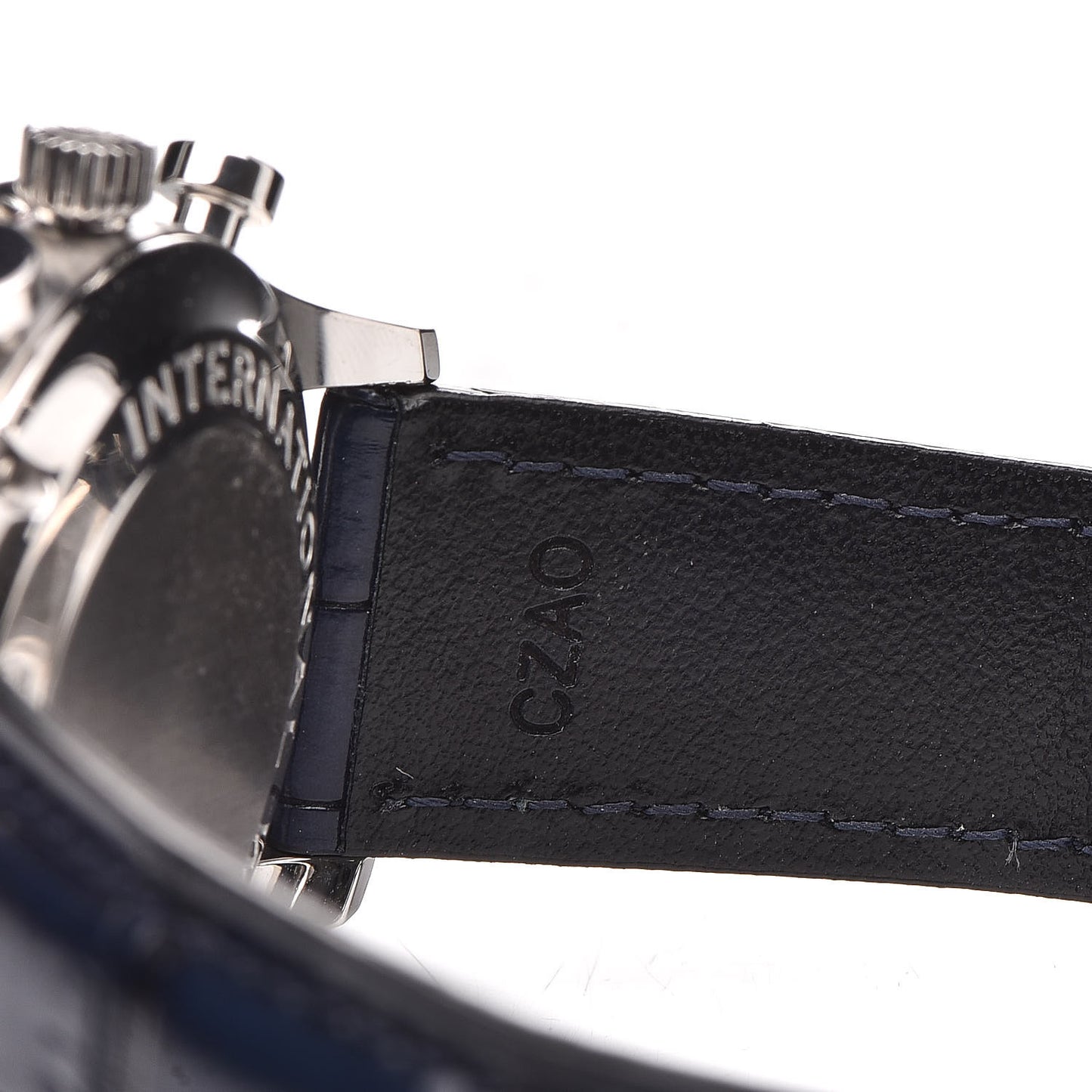 Stainless Steel Alligator 41mm Portuguese Chronograph Automatic Watch IW371446