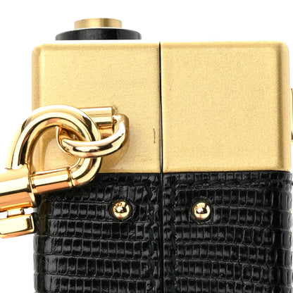 Dolce & Gabbana Lizard Camera Shoulder Bag Black 12 of 12
