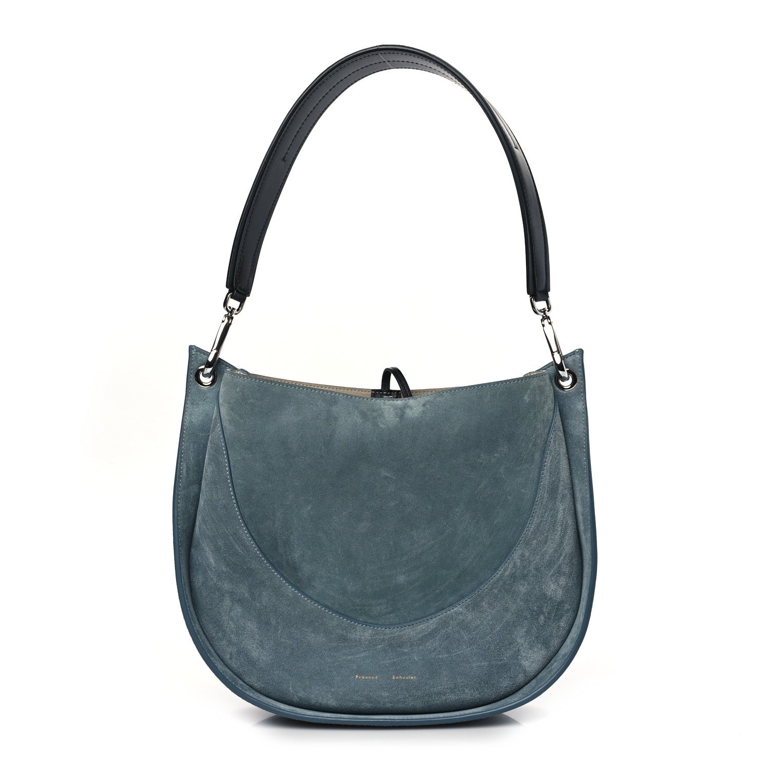 Proenza Schouler Suede Arch Shoulder Bag Faded Blue 1 of 9