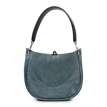 Proenza Schouler Suede Arch Shoulder Bag Faded Blue 1 of 9
