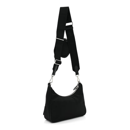 Prada Nylon Re-Edition 2005 Shoulder Bag Black 3 of 8