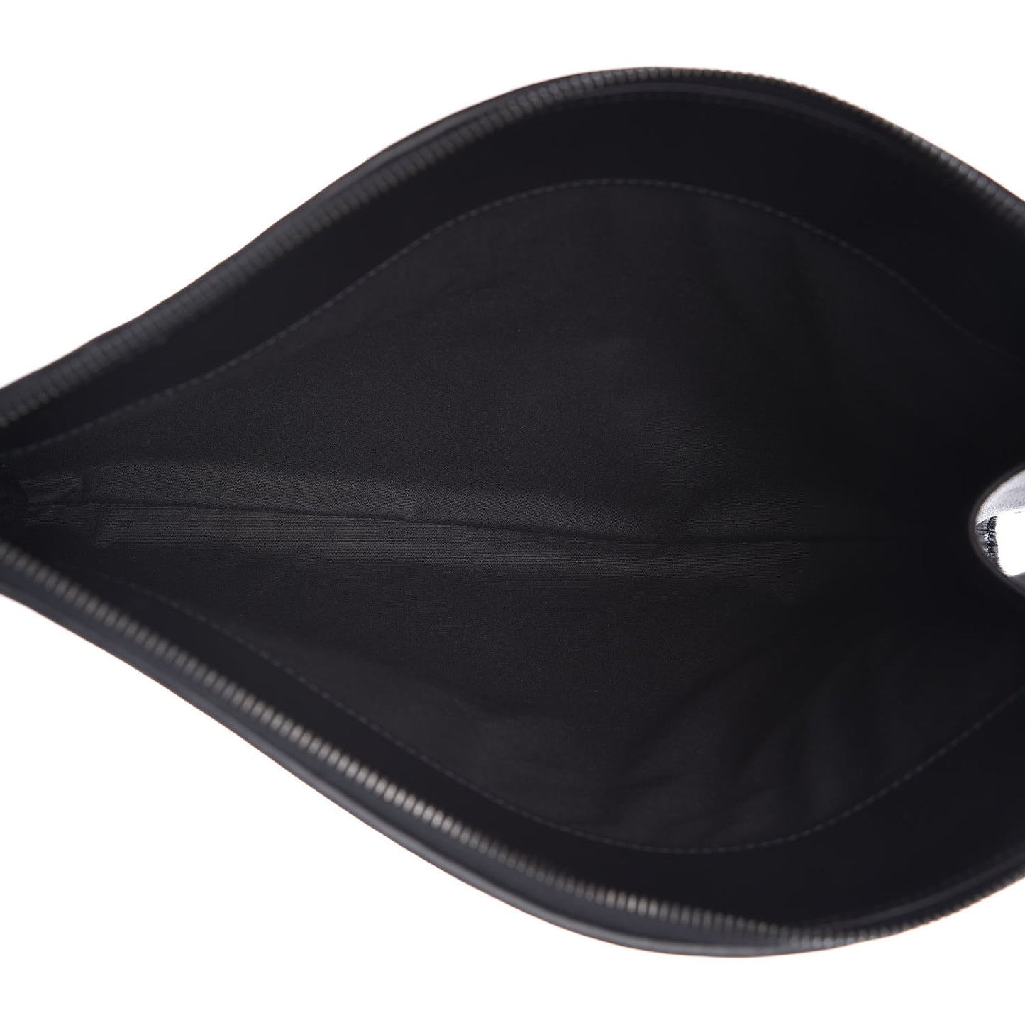 Calfskin Intrecciato Small Document Case Black