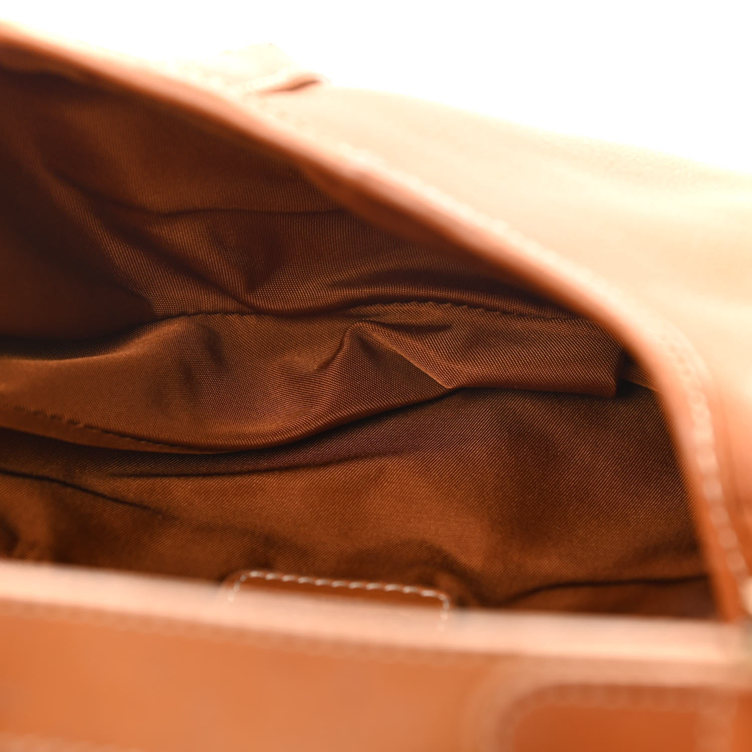 Christian Dior Calfskin Saddle Bag Tan 5 of 16