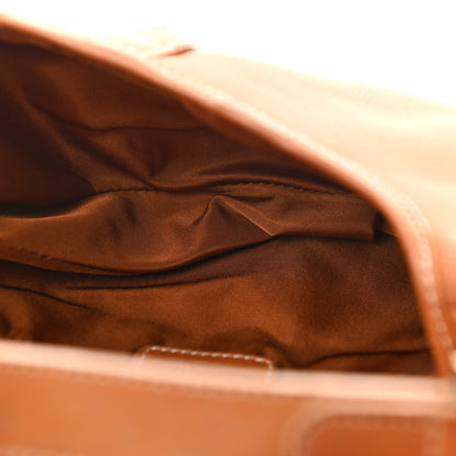 Christian Dior Calfskin Saddle Bag Tan 5 of 16
