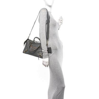 Balenciaga Chevre Gold Metallic Edge Hardware S City Gris Acier 2 of 11