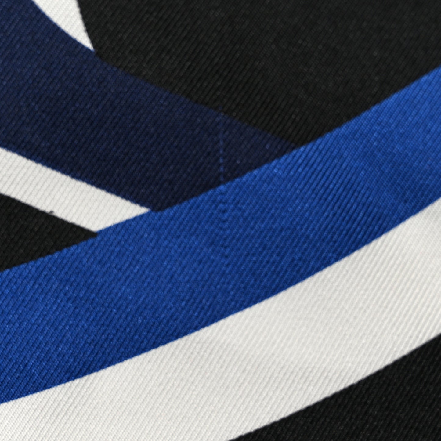 Silk LV Monogram Square Scarf Navy Black