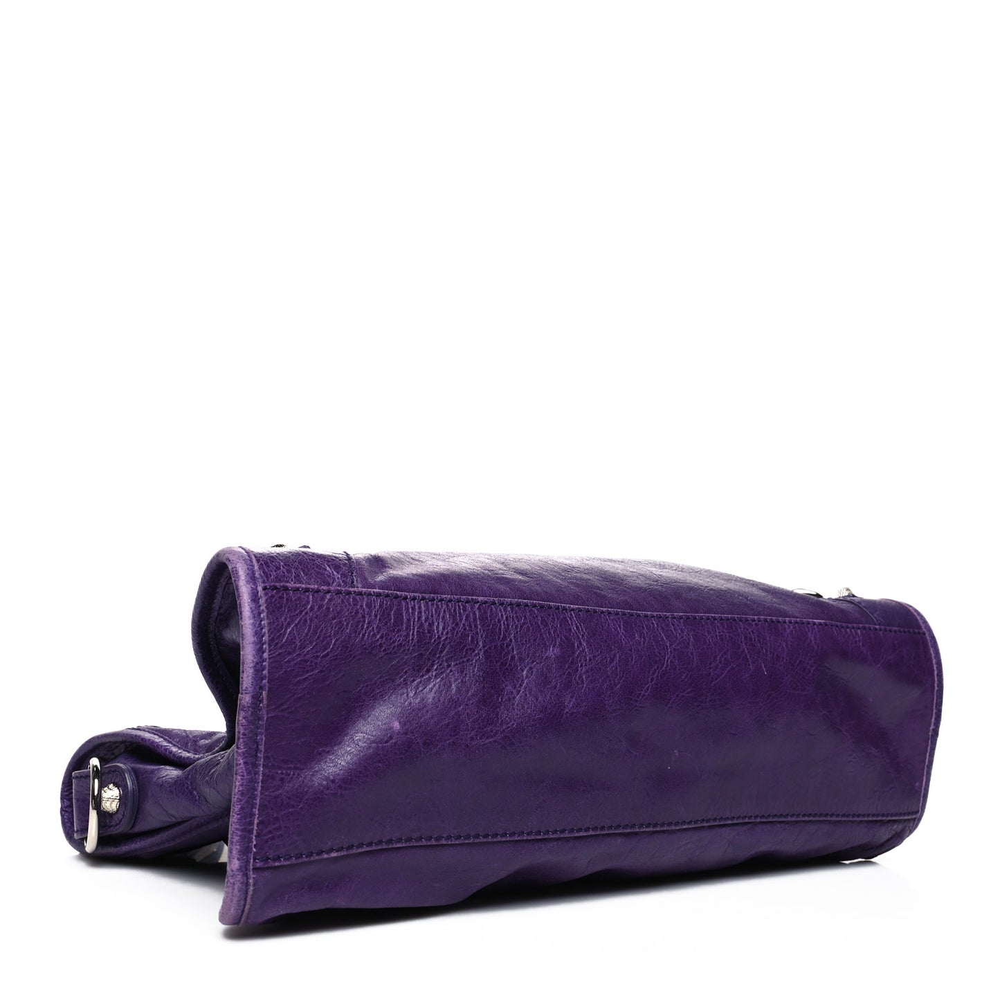 Agneau Giant 12 Silver Hardware City Dark Violet