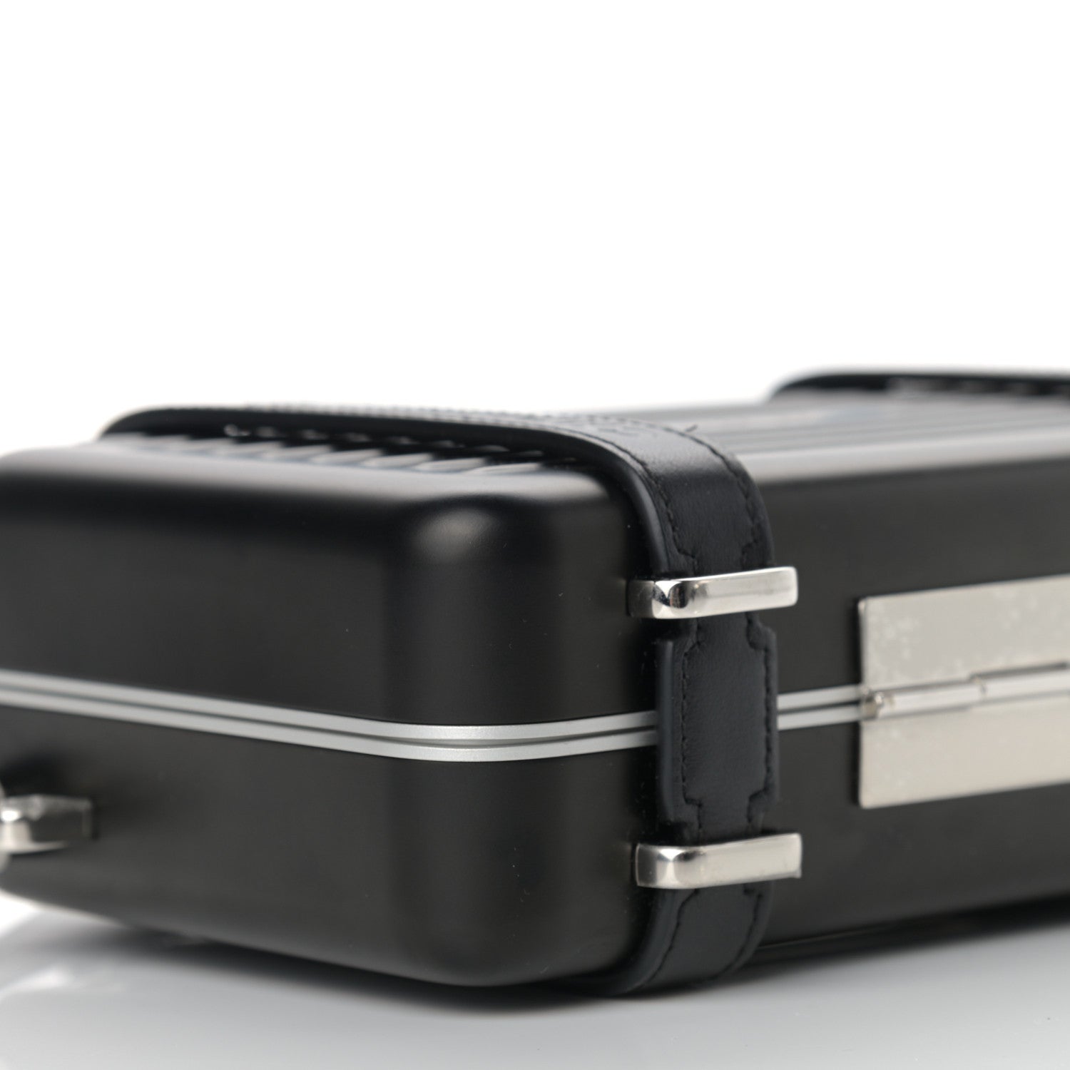 Christian Dior X RIMOWA Aluminum Personal Clutch On Strap Black 9 of 10