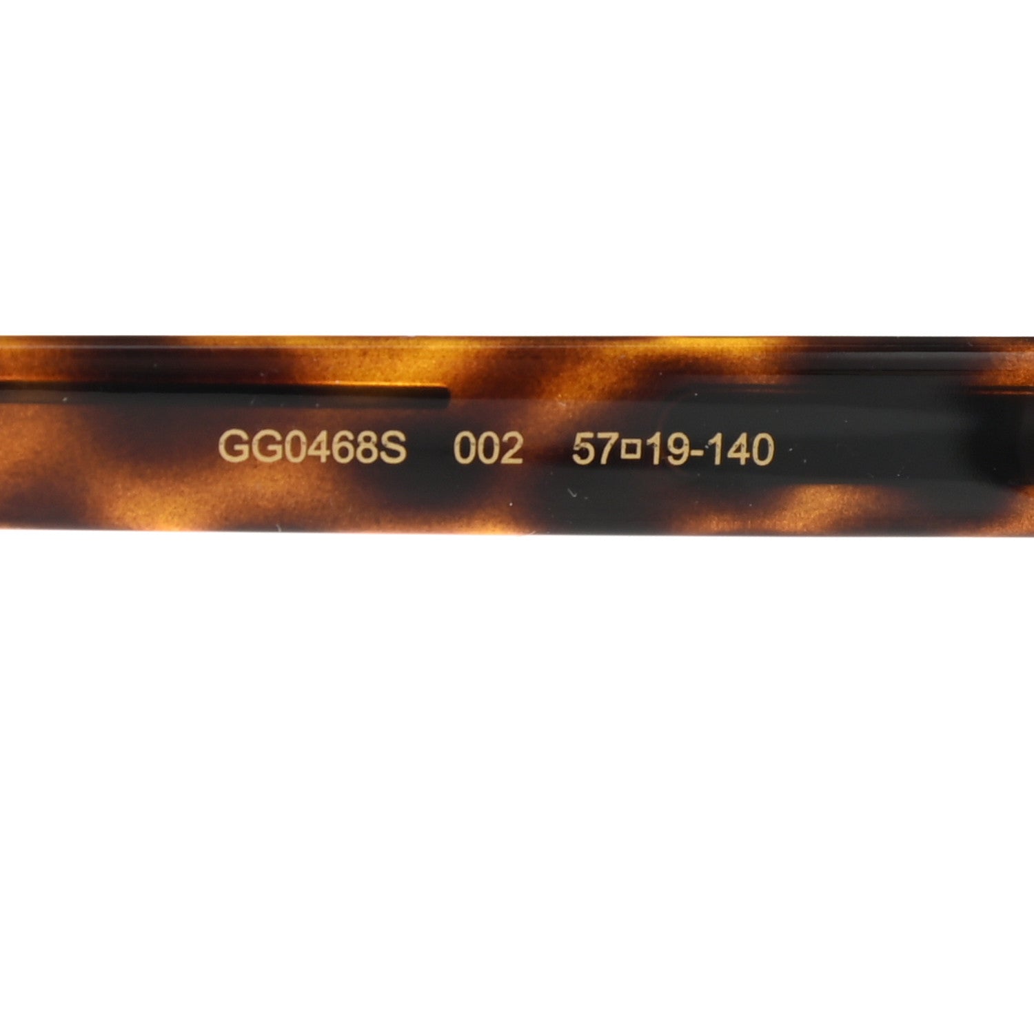 Gucci Square Frame GG0468S Sunglasses Tortoise 6 of 9