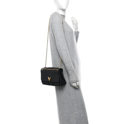 Louis Vuitton Monogram Cuir Plume Ecume Very Chain Bag Black 2 of 10