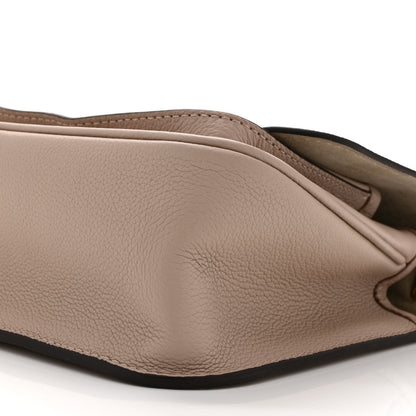 Louis Vuitton Grained Calfskin Lockme Chain Bag Greige 9 of 9