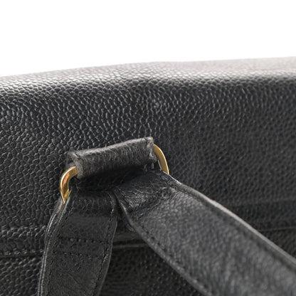 Chanel Caviar CC Backpack Black 14 of 15