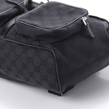 Gucci GG Monogram Single Buckle Backpack Black 7 of 9