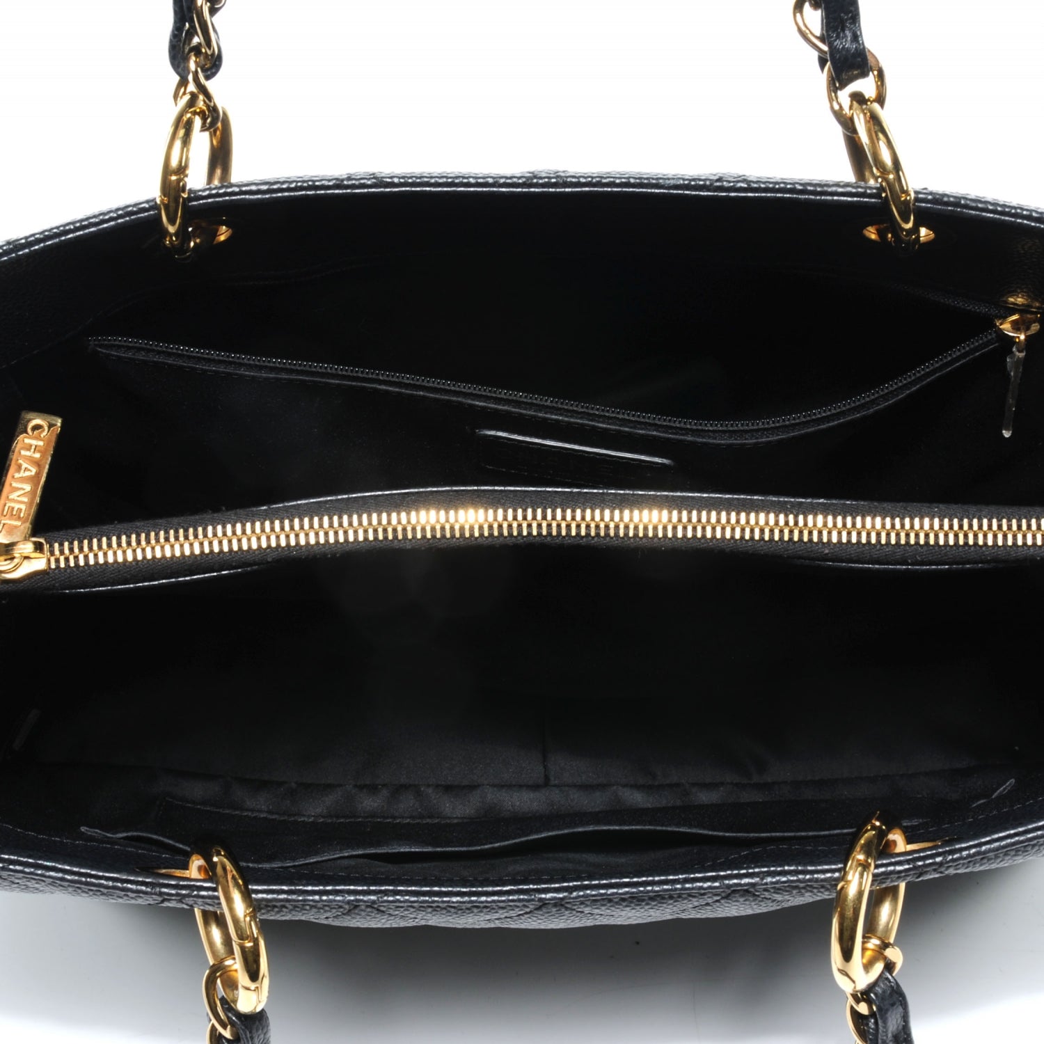 Chanel Caviar Grand Shopping Tote GST Black 5 of 8