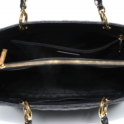 Chanel Caviar Grand Shopping Tote GST Black 5 of 8