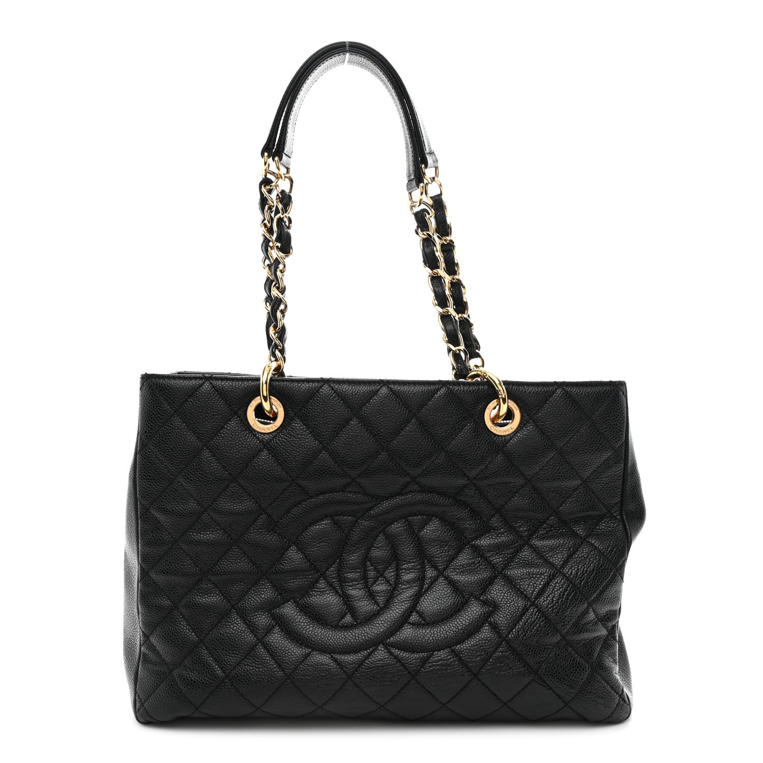 Chanel Caviar Quilted Grand Shopping Tote GST Black 1 of 21