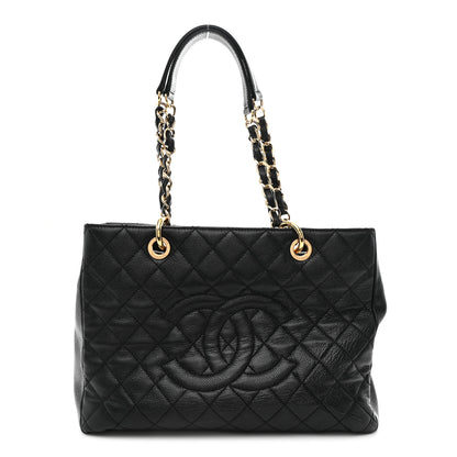 Chanel Caviar Quilted Grand Shopping Tote GST Black 1 of 21