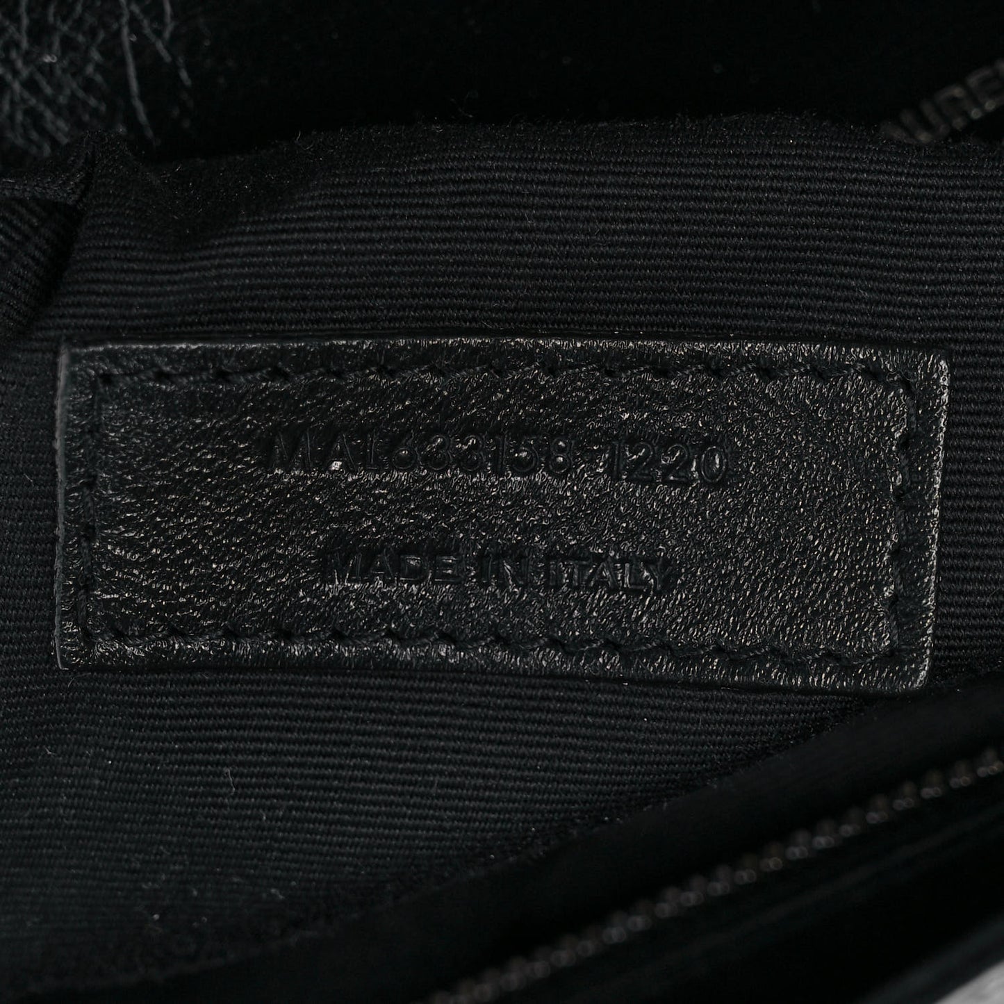 Crinkled Calfskin Matelasse Monogram Medium Niki Chain Satchel Black