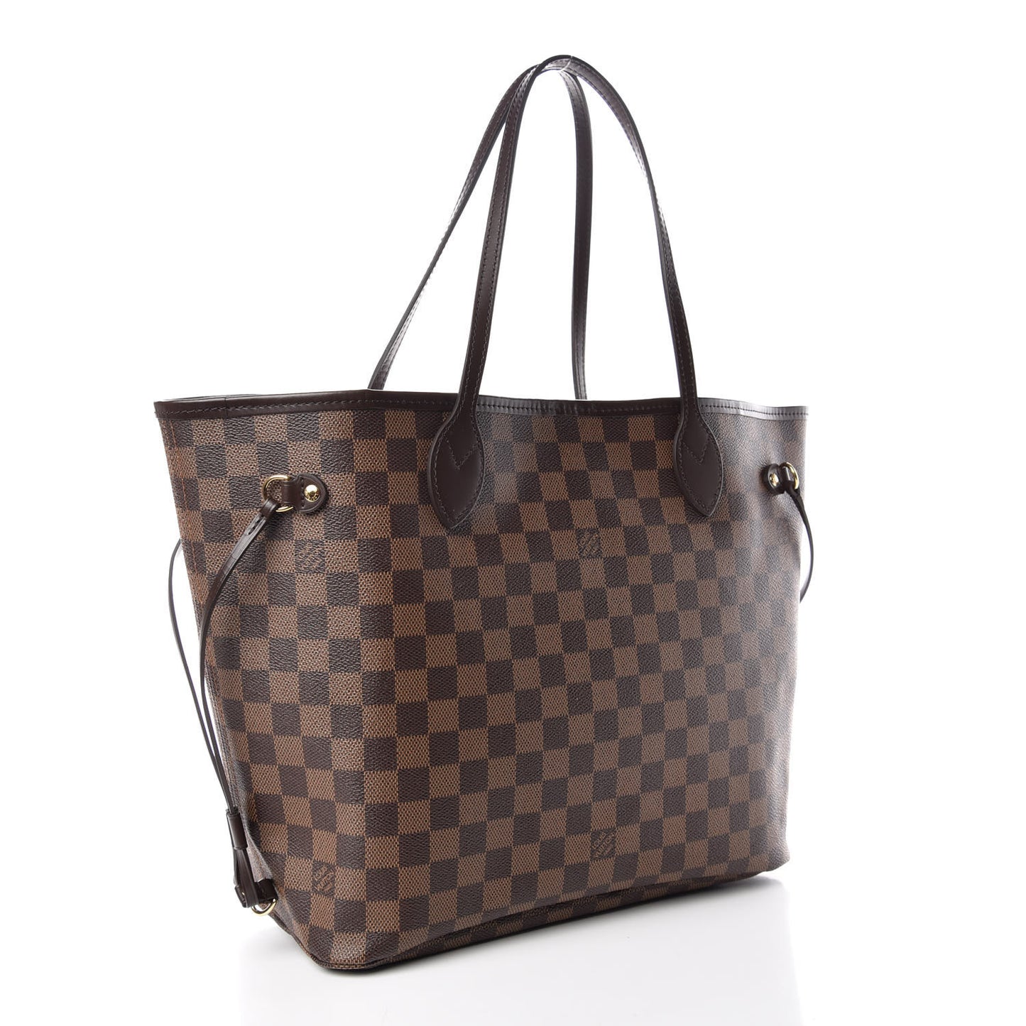 Damier Ebene Neo Neverfull MM Rose Ballerine