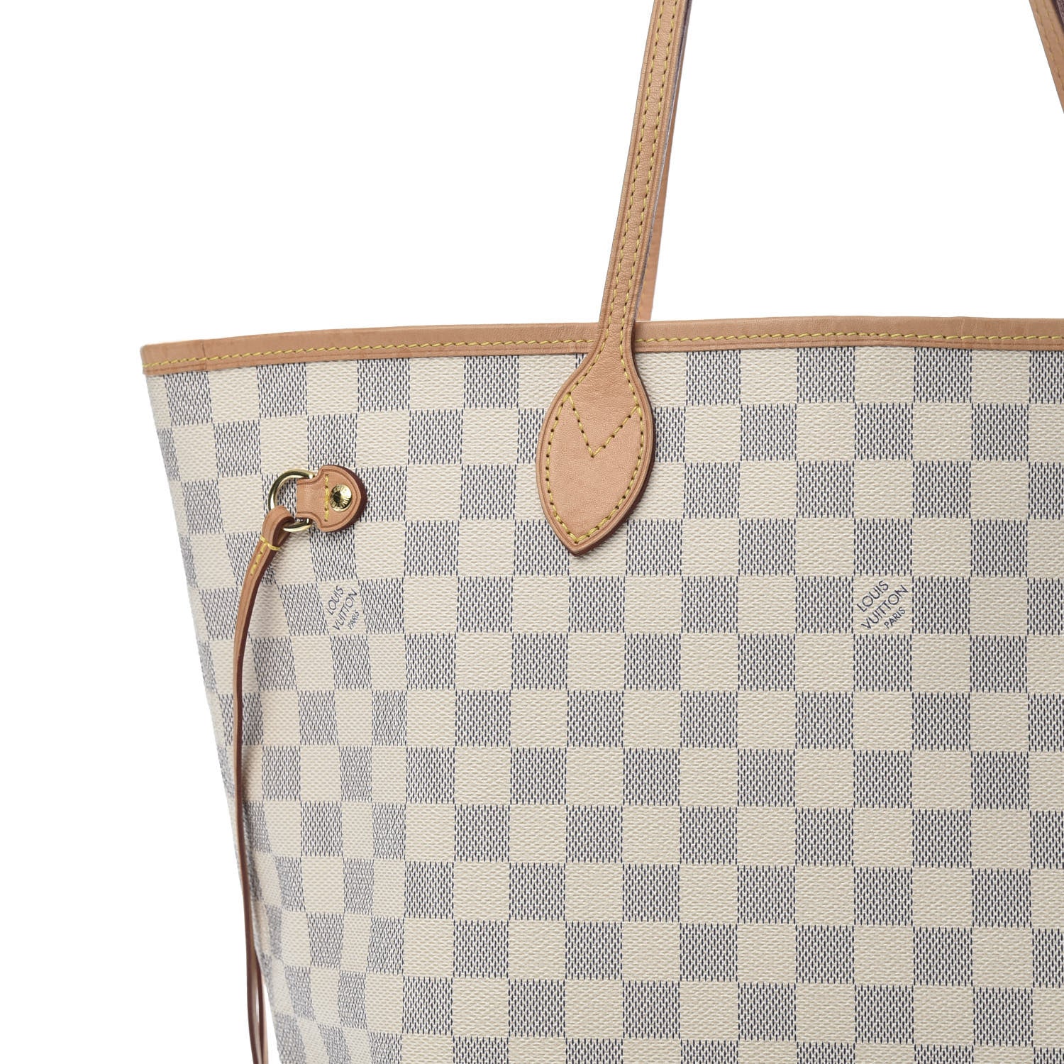 Louis Vuitton Damier Azur Neo Neverfull MM Rose Ballerine 9 of 12